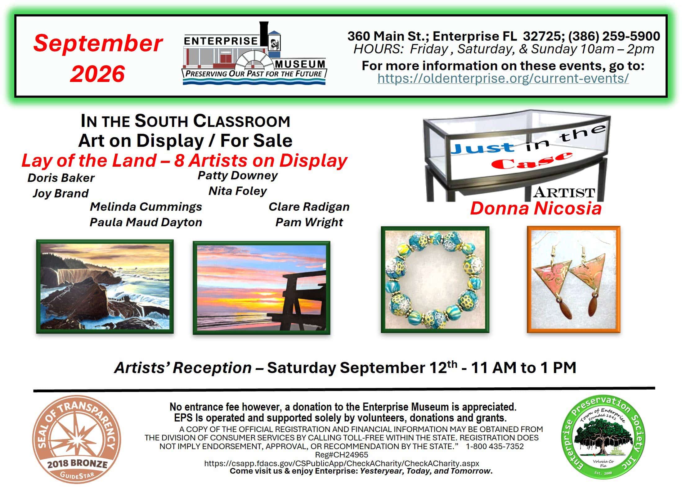 September Art On Display