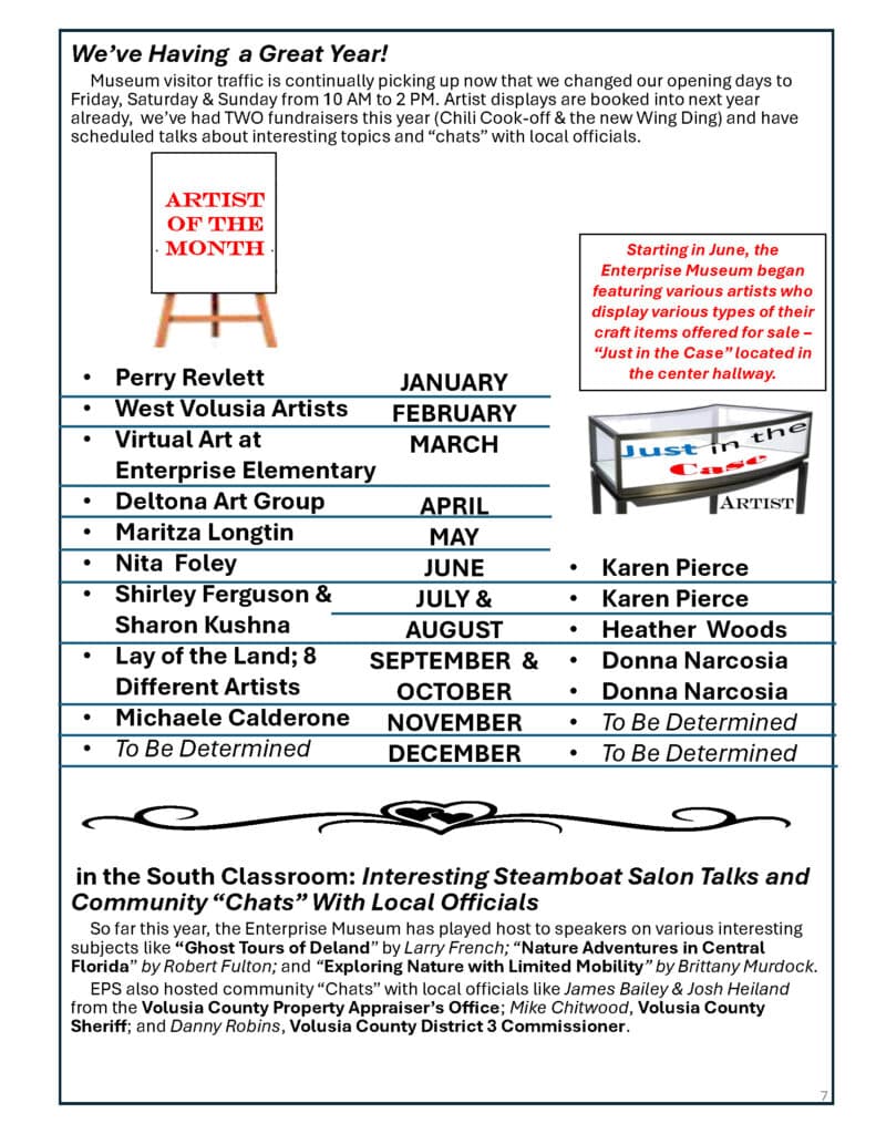 October 2026 Museum Chronicles - page 7